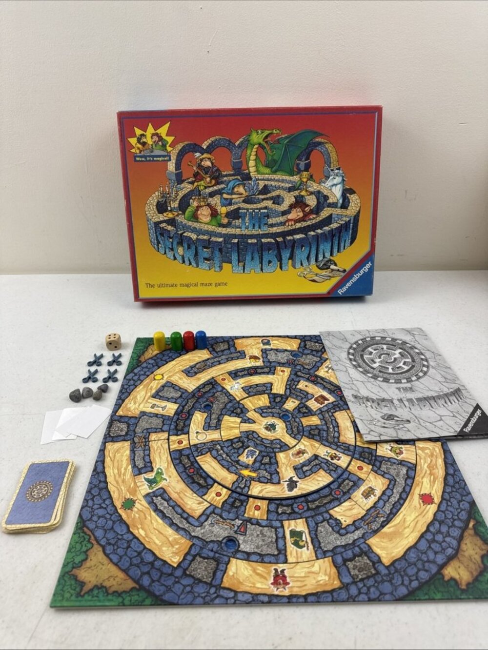 The Secret Labyrinth Board Game Ravensburger 100% Complete